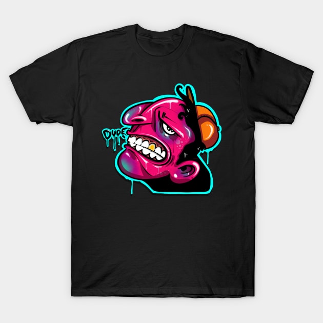 Graffiti Head T-Shirt by Graffitidesigner